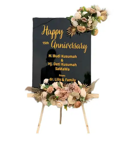 Papan Bunga Akrilik Tunggul
